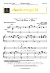 This Little Light of Mine Unison/Two-Part choral sheet music cover